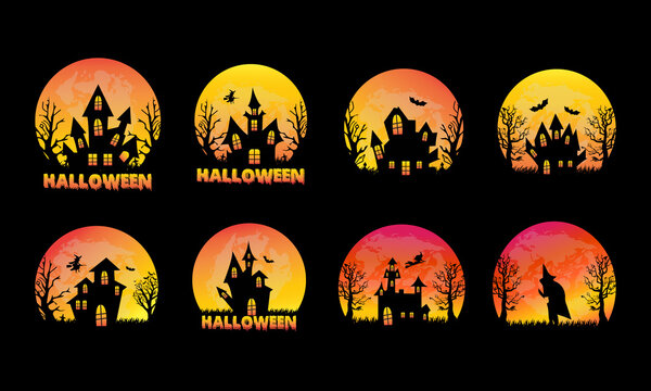 halloween horror t-shirt design,t-shirt vector graphic illustration