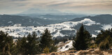 snow covered mountains