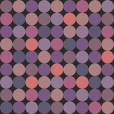Fototapeta  - Tile vector pattern with polka dots on pastel background for decoration wallpaper