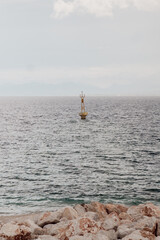 Wall Mural - old buoy on the sea of lefkas greece