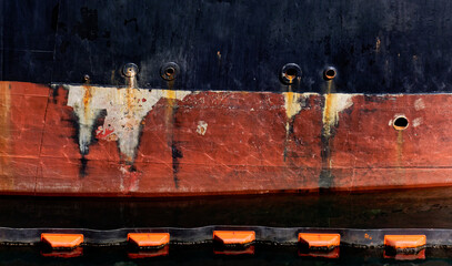 Canvas Print - Rust on Old Ship