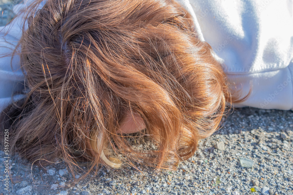 Murder on the road. The body of a teenage girl