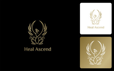 Wall Mural - Spa luxury and modern logo vector