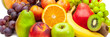 Frisches Obst mit verschiedenen Früchten