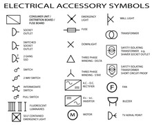  Electrical Plans Accessory Symbols