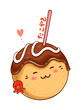 cute takoyaki cartoon character