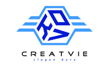KOV Three Letter Geometrical Wings Logo Design Vector Template. Wordmark Logo | Emblem Logo | Monogram Logo | Initial Letter Logo | Typography Logo | Business Logo | Minimalist Logo |