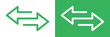 Transfer arrow icon symbol vector illustration.