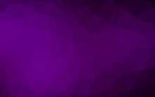 Dark Purple Vector Polygon Abstract Background.
