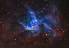 Thor's Helmet NGC 2359 Nebula In  Constellation Of Great Overdog. Elements Of This Picture Furnished By NASA