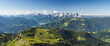 Summer in the Pinzgauer Saalachtal, view of the Loferer Steinberge, Unken, Pinzgau, Salzburger Land, Austria, Europe