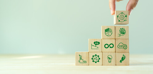 Growing sustainability. LCA-Life cycle assessment concept. Assessing environmental impacts associated on value chain product. Carbon footprint evaluation. ISO LCA standard, aim to limit climate change