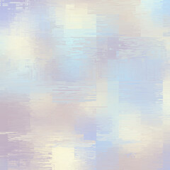 Fototapete - Vector image with imitation of grunge datamoshing texture.