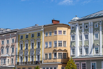 Sticker - house facade in the streets of Linz in Austria