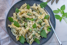 Spring Pasta With Asparagus And Wild Garlic