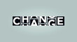 © Amby's Art - Change logo unit design. Concept of changing counter at airport arrival departure. Poster, Banner, Mnemonic, Graphic, Template, Icon, Label, Greeting Card, Web wallpaper. Constant change theme