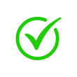 © Faisal - Green check mark icon vector illustration