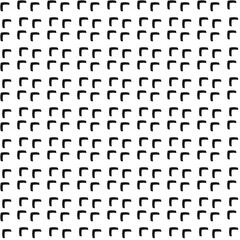 Fototapete - Repeating black corners. Seamless vector pattern for interior.