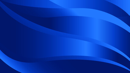 Modern dark blue fluid wave vector background