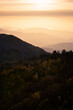 Sunrise view over Jurla ravine in the mountains of Crimea