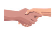 solidarity handshake friendly icon