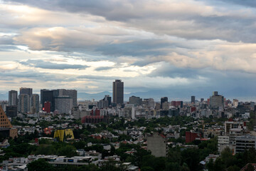  ciudad de México y nubes