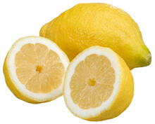 Two Lemons - One Cut Open