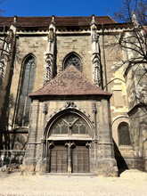 Large Gothic Building Of The Black Church  In Brasov, Romania