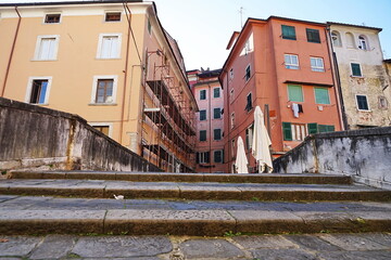 Poster - Bridge of Tears over the Carrione River in Carrara, Tuscany, Italy