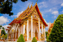 Old Traditional Buddhist Temple In The Thailand