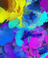 Wall Mural - colorful abstract painting