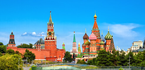Wall Mural - Moscow Kremlin and St Basil's Cathedral, Russia