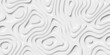 Leinwandbild Motiv Offset white organic terrain height lines shapes geometrical background wallpaper banner pattern