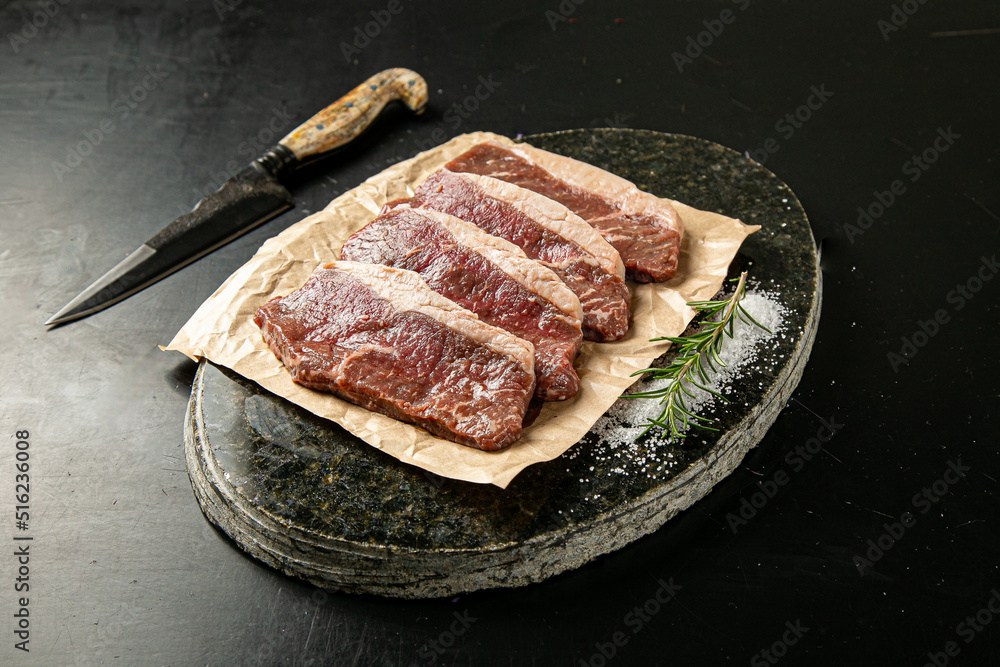 Bife de carne bovina angus Stock Photo | Adobe Stock