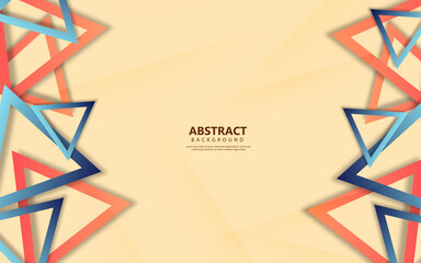 Abstract triangle overlap layer background vector