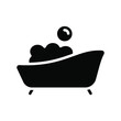 Bathtub icon. Bathtub symbol trendy design template. vector illustration