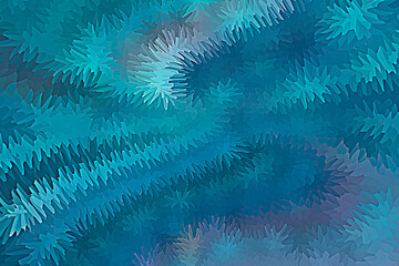 Wall Mural - Abstract textural fantasy blue background