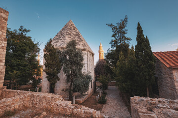 Wall Mural - Mehmet Bey Zincirkiran Tomb and Yivli Minaret in Antalya, Turkey