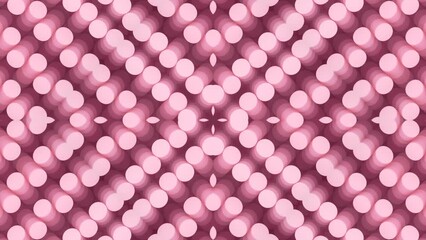 Fototapete - Pattern of seamless loop wave-animated cylindrical shapes. 3d rendering HD