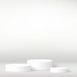 © Azad Mammedli - 3d white minimal scene for products showcase, promotion display. Vector