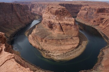 Sticker - Beautiful high angle view of The Grand Canyon at the Canyon National park in Colorado