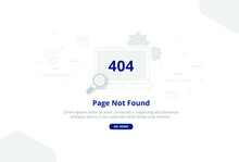 Error 404 Page Not Found Natural Concept Illustration Background For Web Missing Landing Page