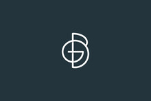 Initial Letter GB Logo Or BG Logo Design Vector Template