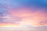 Fototapeta Sypialnia - Beautiful dramtic cloudy sky sunset background