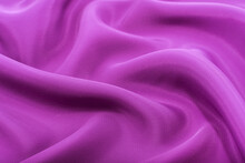 A Piece Of Burgundy, Violet, Red Cloth. Fabric Texture For Background And Design Works Of Art, Beautiful Wrinkled Pattern Of Silk Or Linen. A Crumpled Piece Of Cloth.