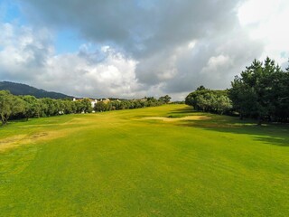 Poster - A golg course at Sintra,Portugal