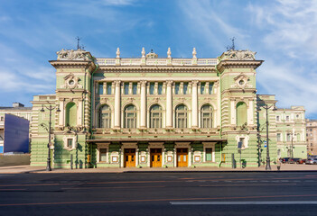 Sticker - Mariinsky theater of opera and ballet in Saint Petersburg, Russia