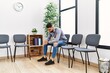 © Krakenimages.com - Young arab man desperate sitting on chair at waiting room