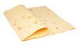 Lavash pita traditional bread isolated on the white background
