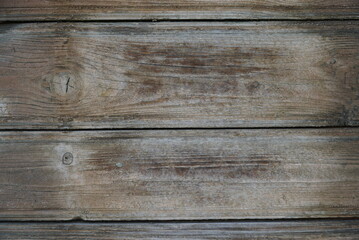 Wall Mural - Texture of an old fence made of wooden boards close-up